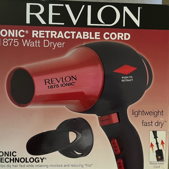 Revlon Ionic Retractable Cord 1875 Retractable Cord - Picture 1 of 5